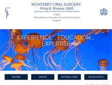 Tablet Screenshot of montereyoralsurgery.com